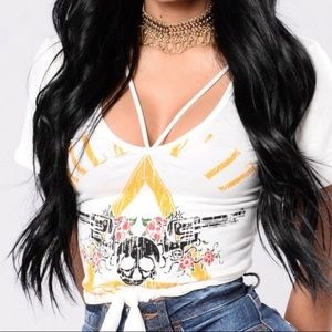 NWT Fashion Nova Catch Me At The Show Tee